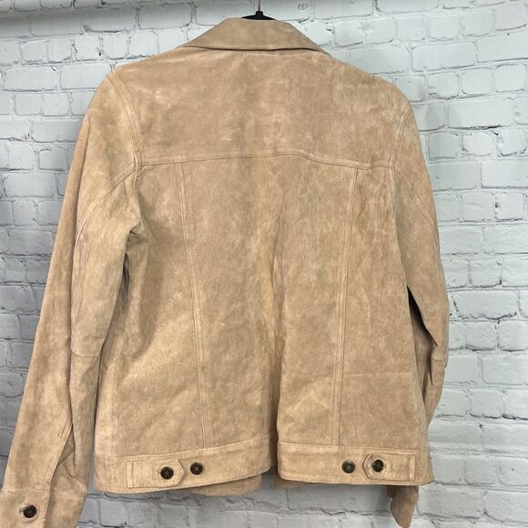 Charter Club Suede jean jacket Medium - Picture 2 of 8